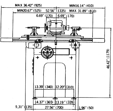 No2 Cutter Dimensions